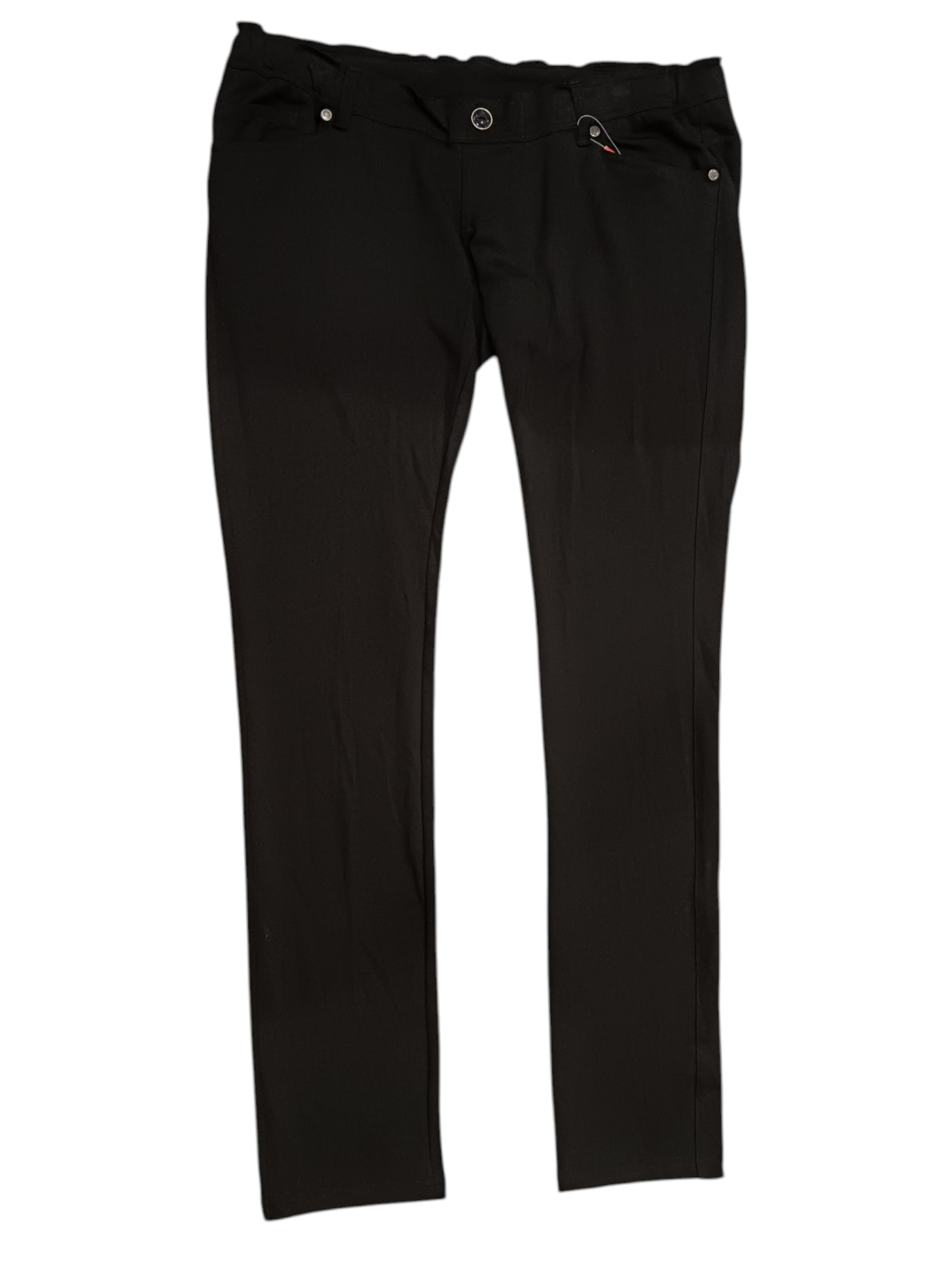 Black Stand Trousers