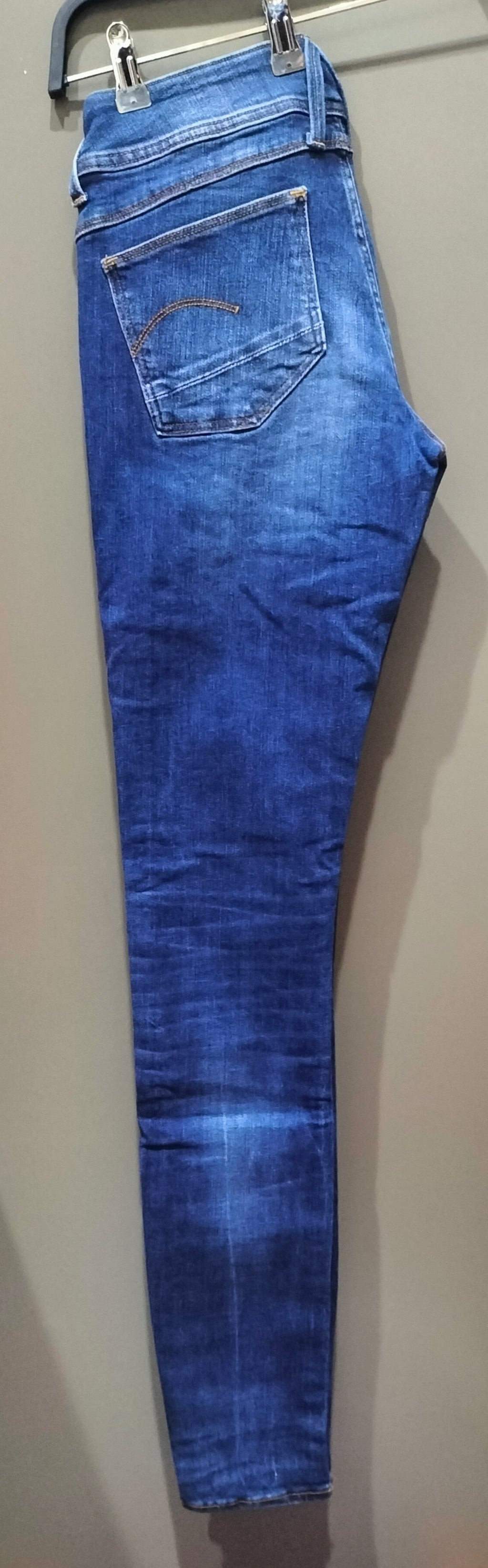 G-Star Raw Elto Superstretch Indigo Aged Women - Lynn D-Mid Super Skinny