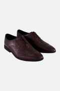 Clarks Bampton Rhodes 'Burgundy Leather' - Men's Shoes