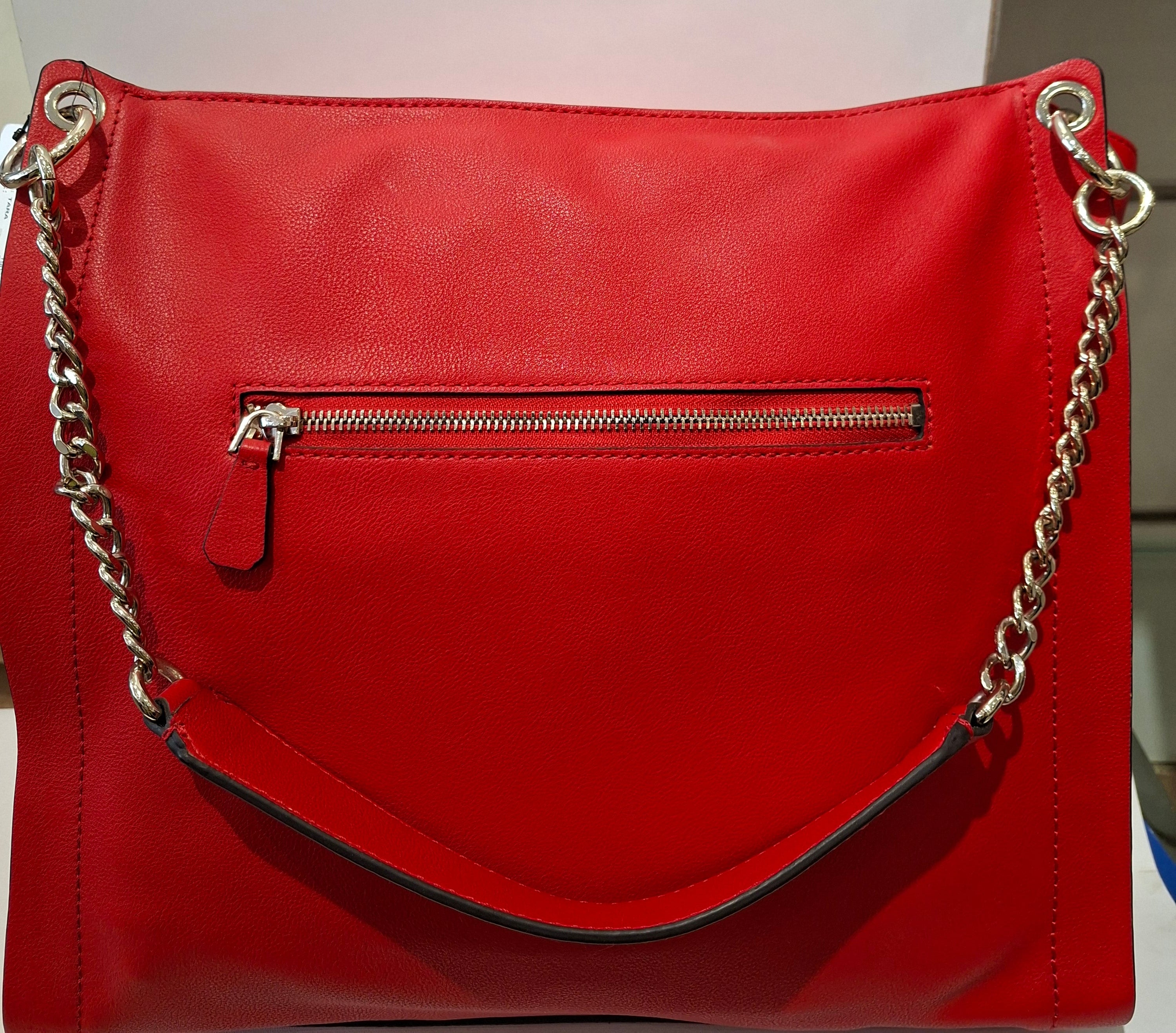 GUESS HANDBAG WITH WALLET RED EG747423