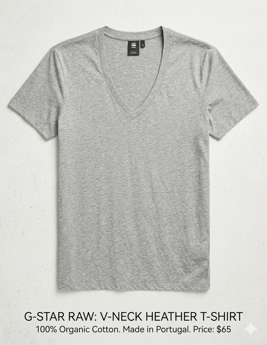 G-Star Raw gray Vneck