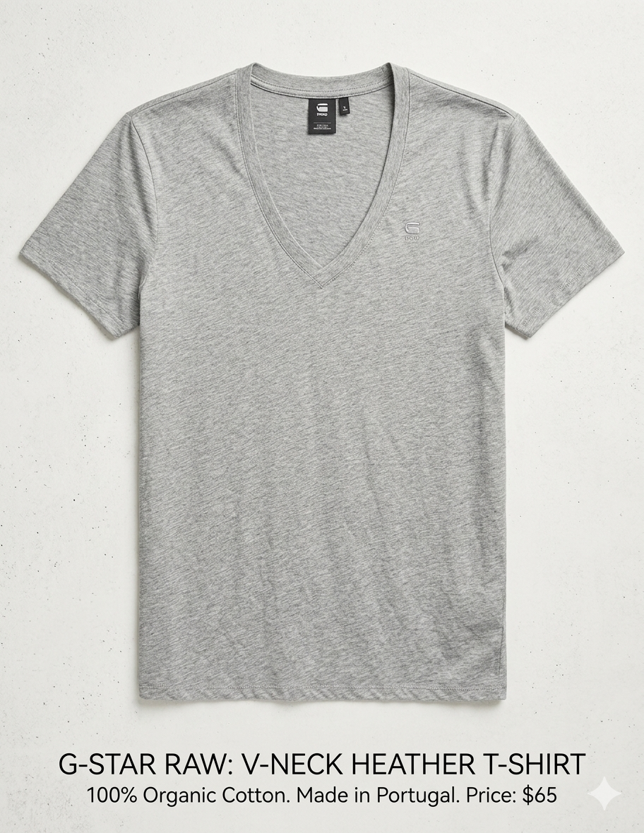 G Star Raw gray Vneck