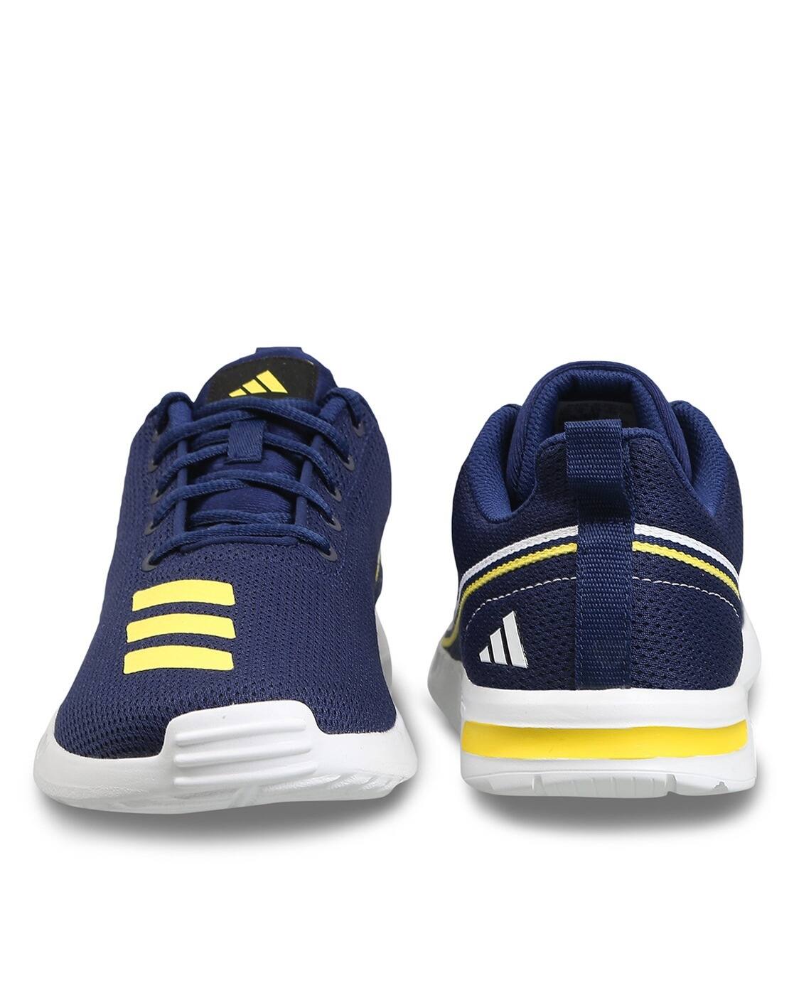 Adidas Men's WideWalk Training & Running Shoes 'Navy/Solar Yellow' - [IQ9192]