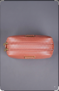 Guess Metallic Pink Cosmetic Bag