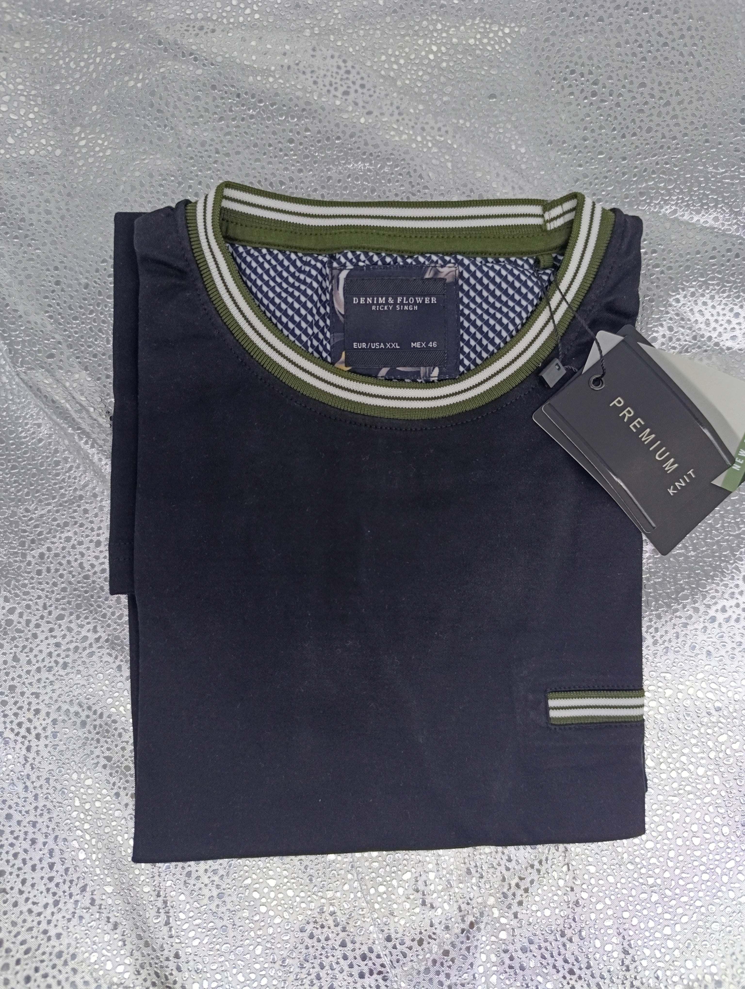 Denim & Flowers Ricky Singh T-shirt Style CKPS A 987