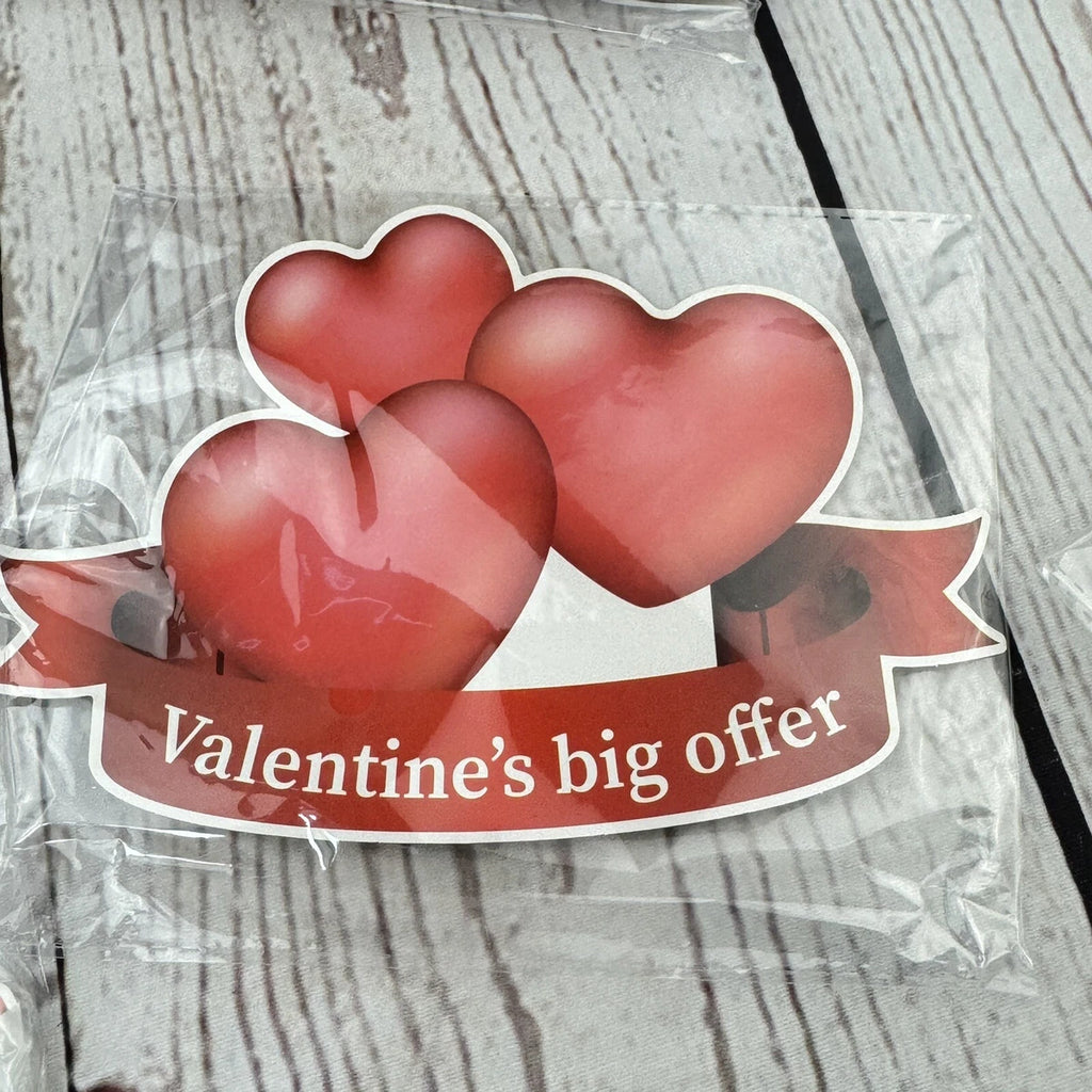 Valentine's Day Party Decoration Kit Banner Hearts Set - 4pcs Pack
