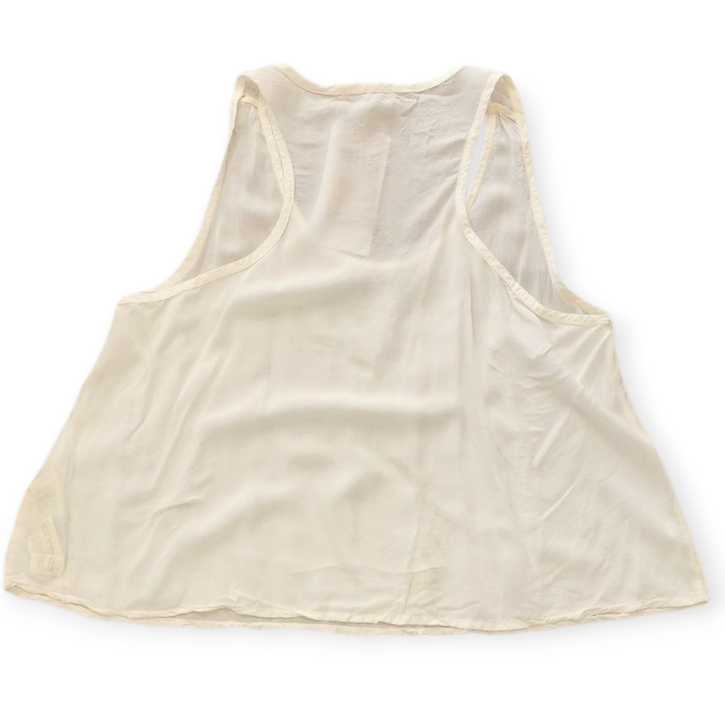 DOUBLE AGENT CALIFORNIA WOMEN'S OFF WHITE TANK TOP