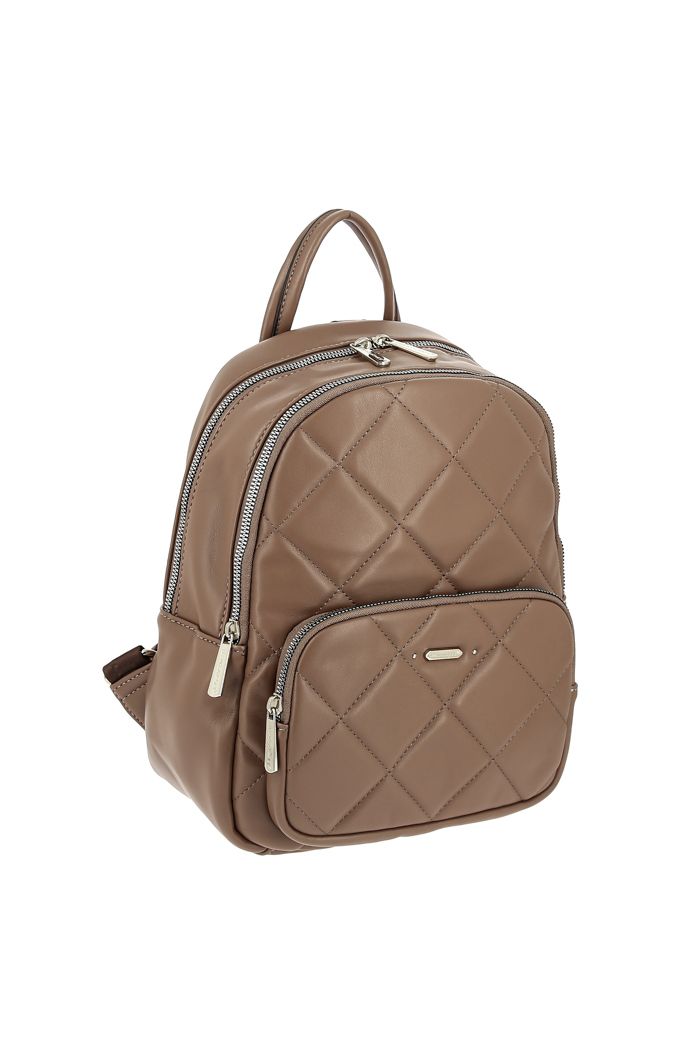 Women's backpack David-Jones 6832-2 gravel