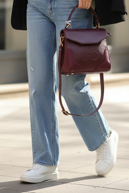 Rocobarocco Borsa A Mano Women's Mini Handbag - Bordeaux