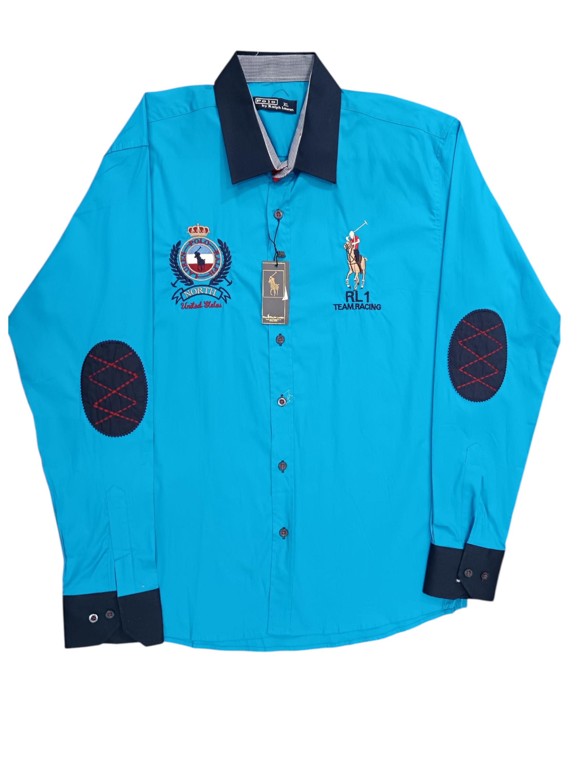 Polo by Ralph Lauren Men's shirt long sleeve blue