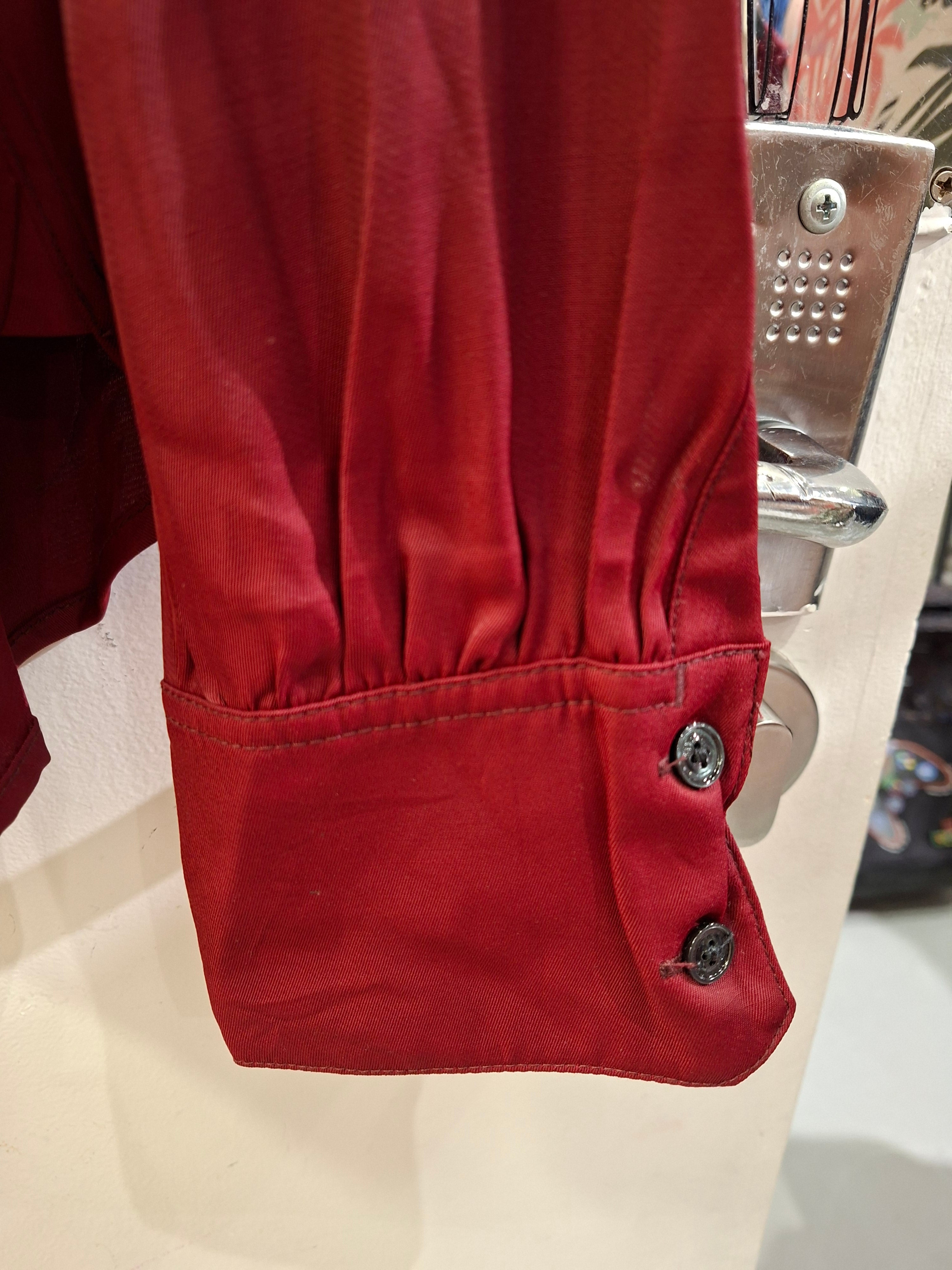 G-Star Raw Road Shirt WMN L/S SATIN Bright russet color D1179885559819