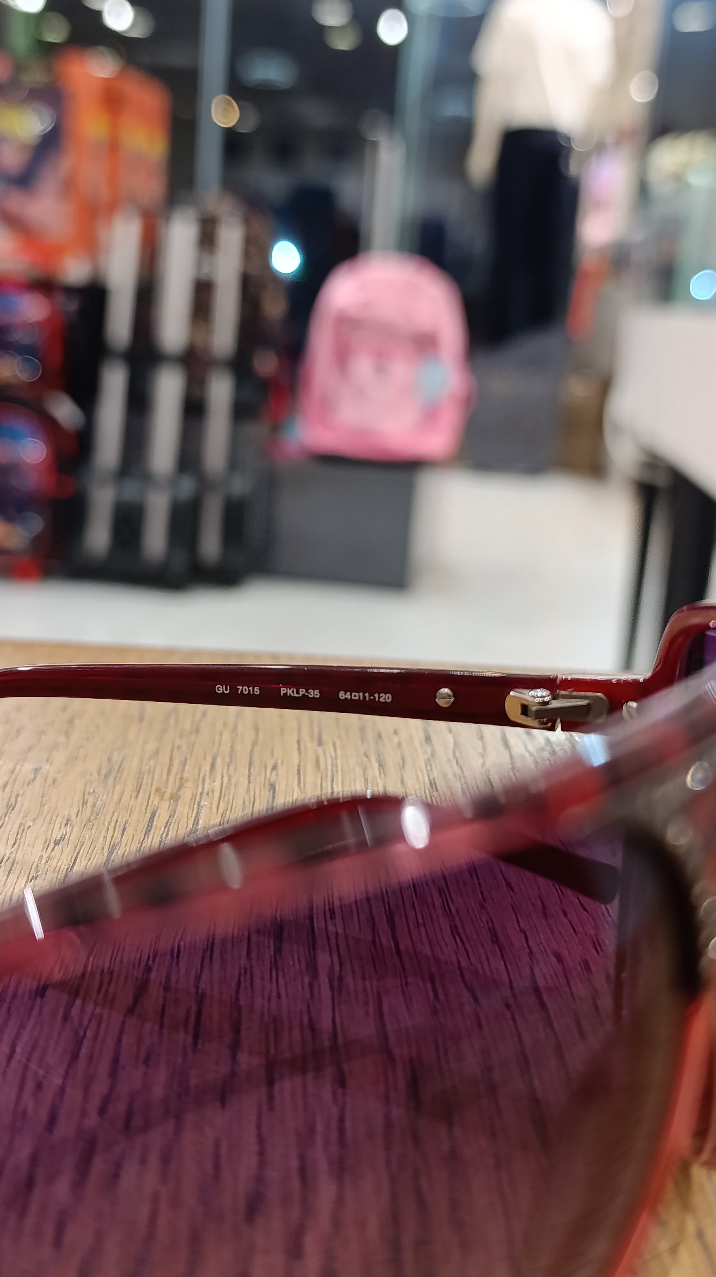 GUESS Women's Red Cheetah Print Aviator Sunglasses