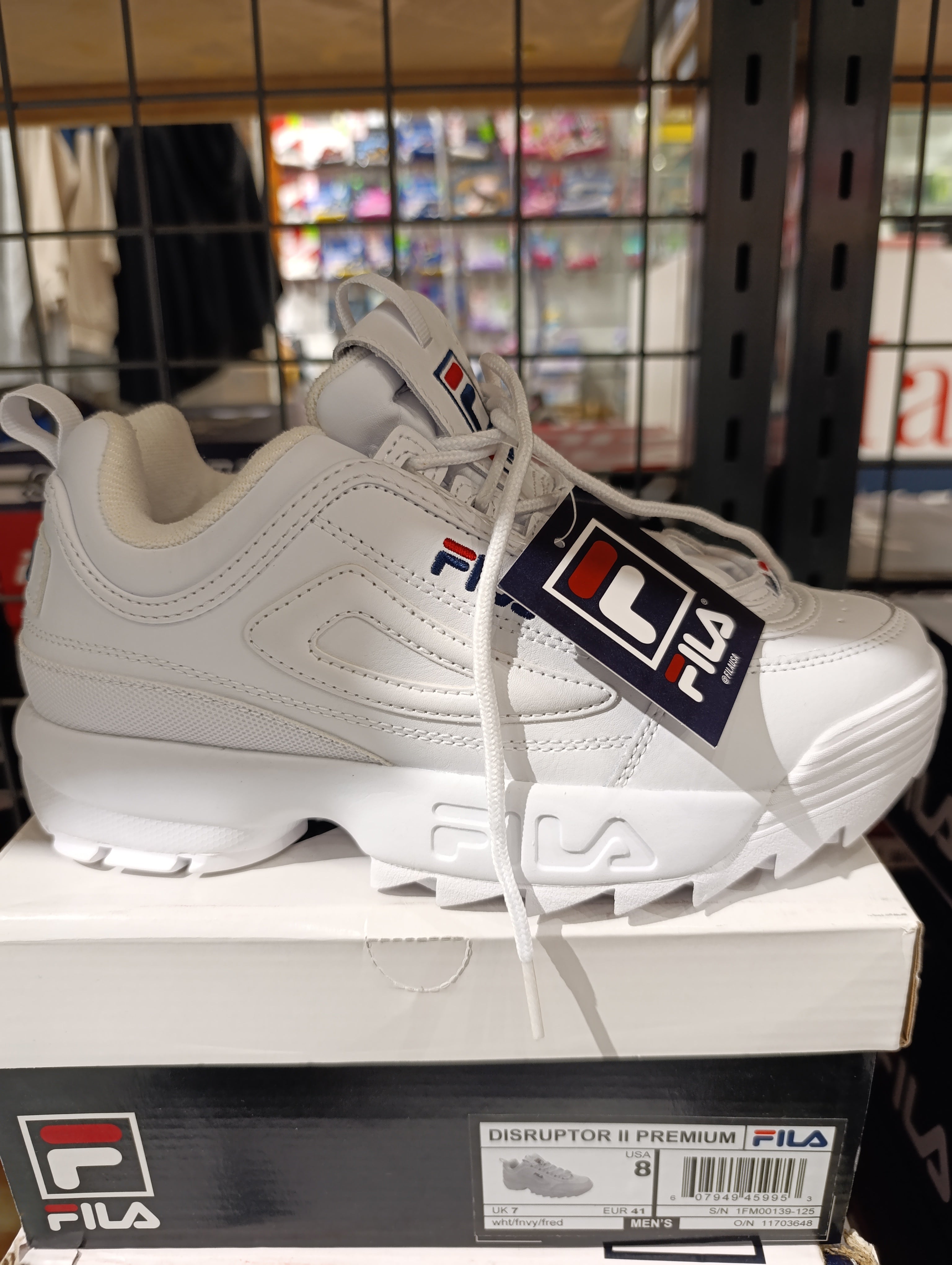 FILA disruptor LL premium wht fnvy Fred