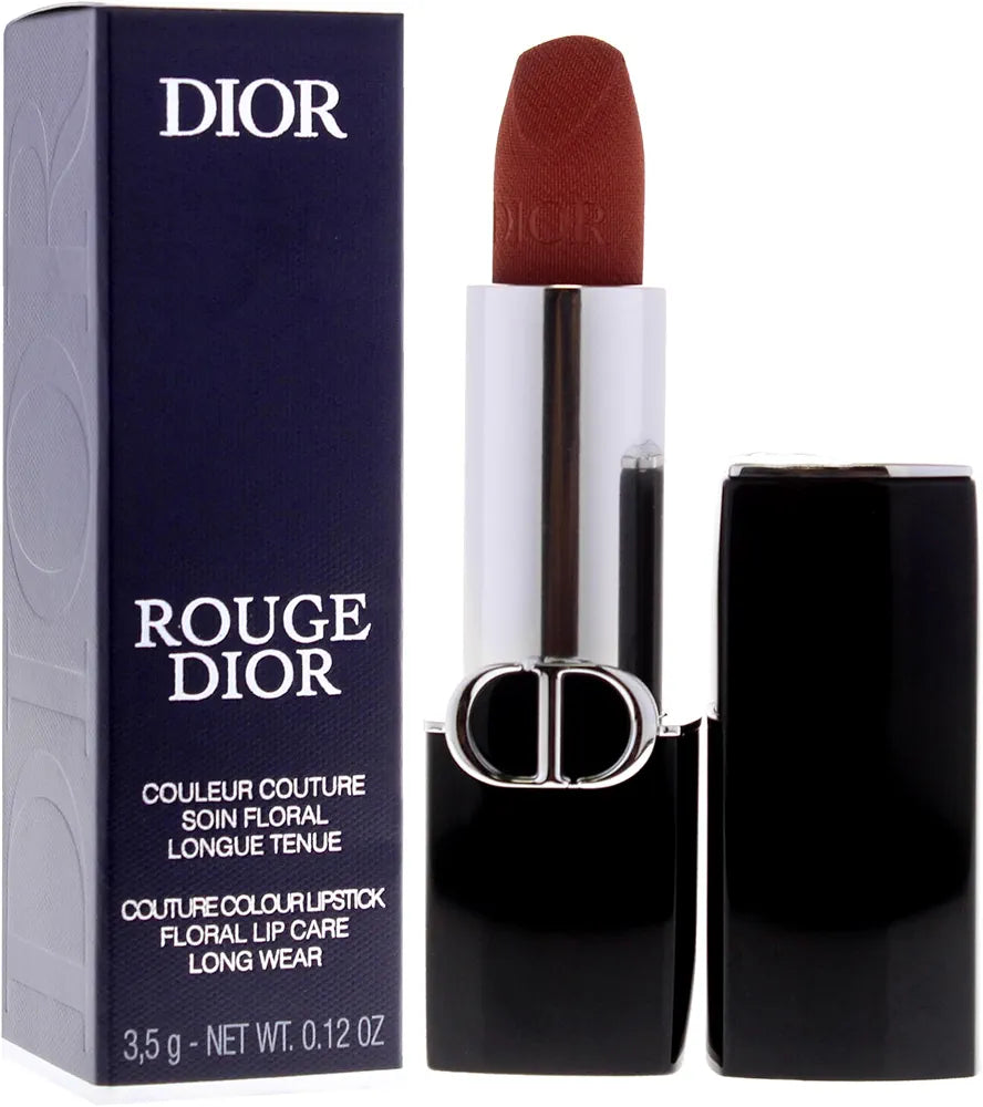 Christian Dior Rouge Dior Velvet Lipstick - 100 Nude Look for Women - 0.12 oz Lipstick