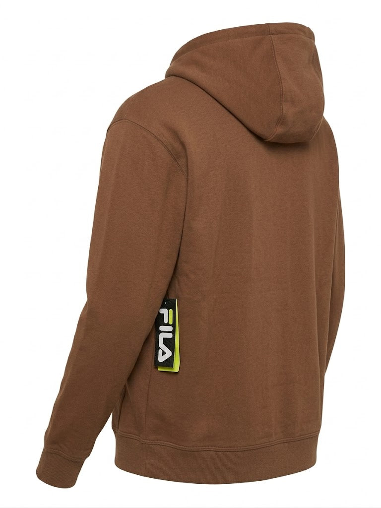 FILA Sherpa Lind Full-Zip Hoodie 'Coffee Brown' - (FMT1240-975)