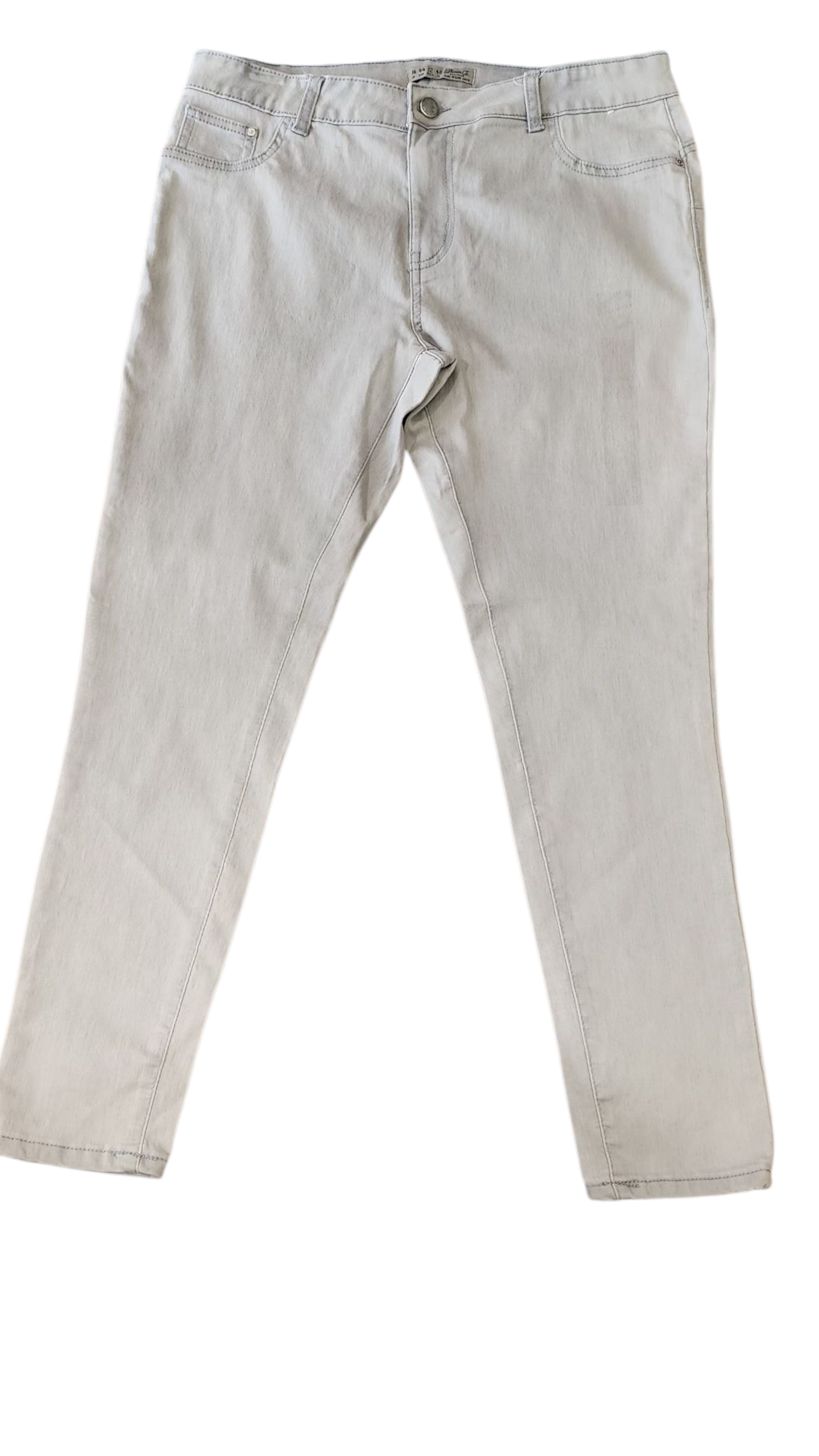 DENIM CO LIGHT GREY STRECTH JEANS