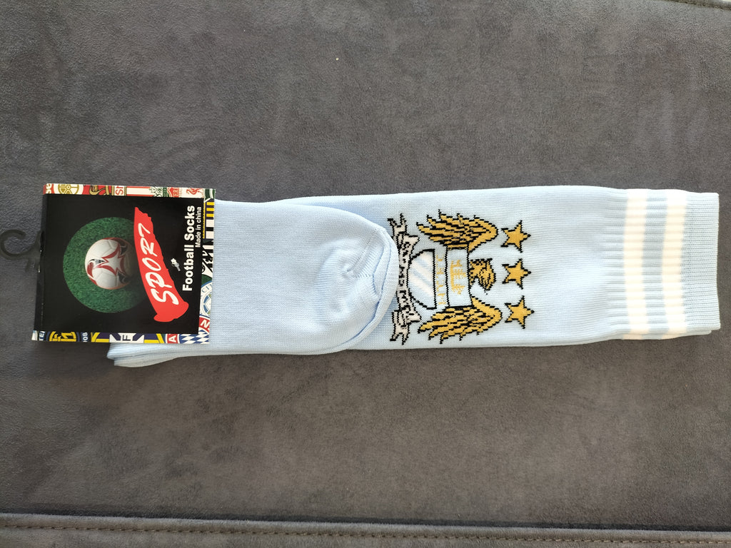 Football Team Socks Light Blue