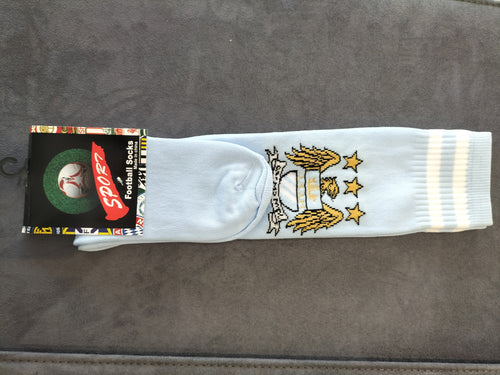 Football Team Socks Light Blue