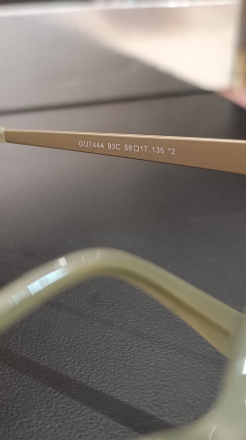 GUESS Sage Green Oversized Sunglasses
