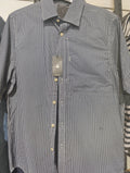 Short-Sleeve Micro-Pattern Casual Shirt