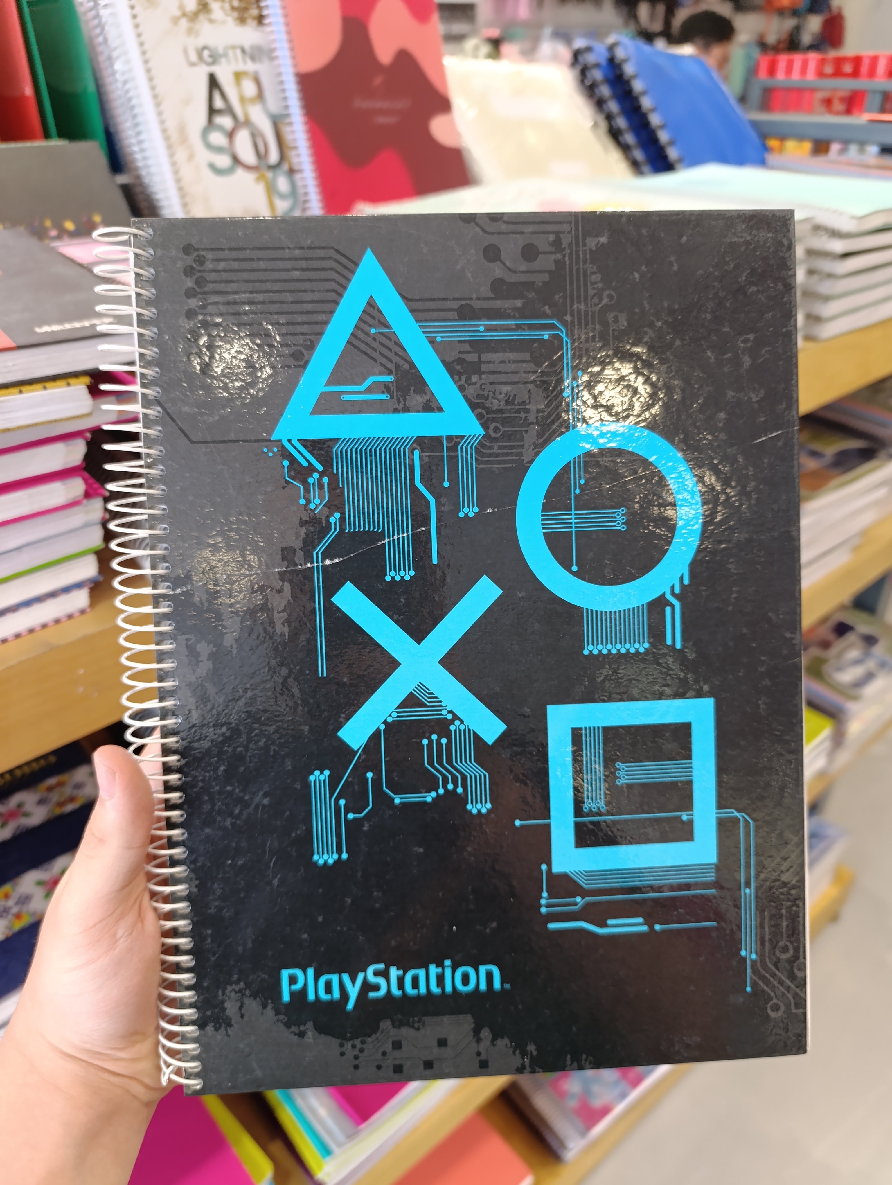 Playstation silk notebook