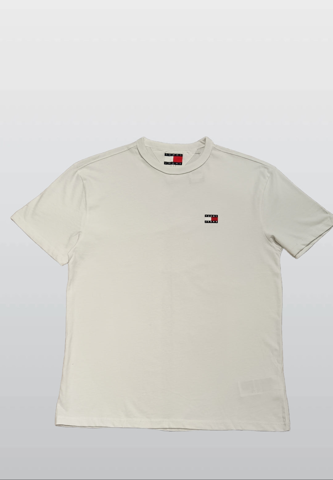 Tommy Jeans Men’s White Cotton T-Shirt