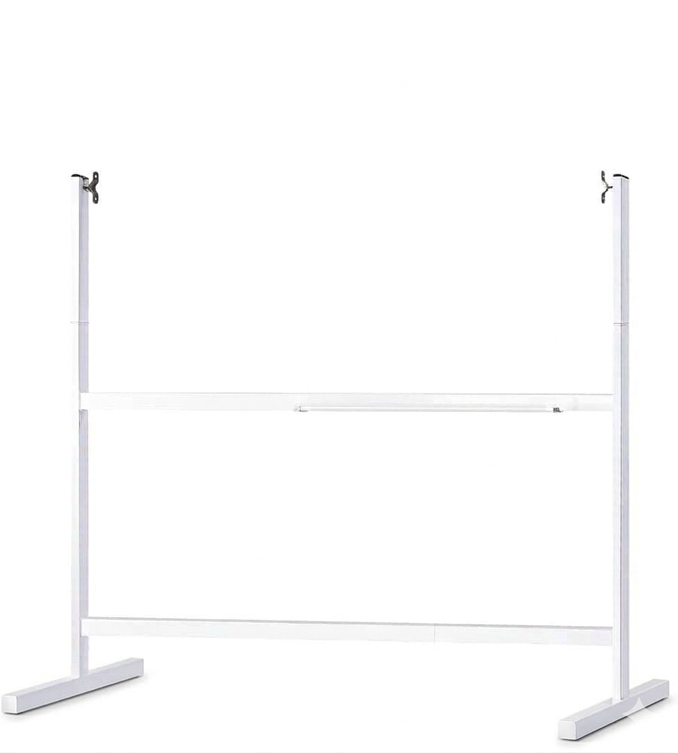 White Rolling Whiteboard - Stand Only