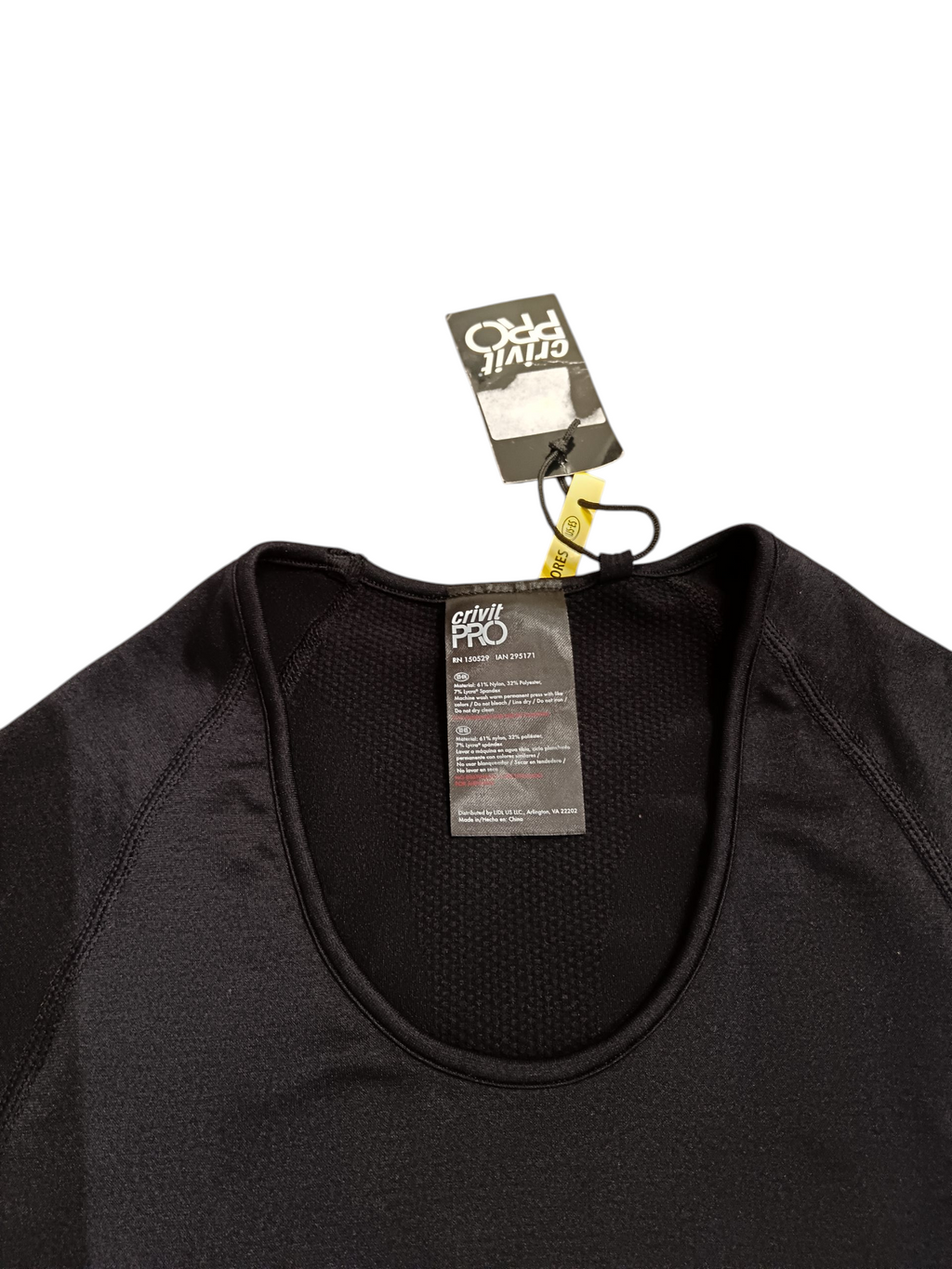 Crivit pro Half sleeve T-shirt the color is black