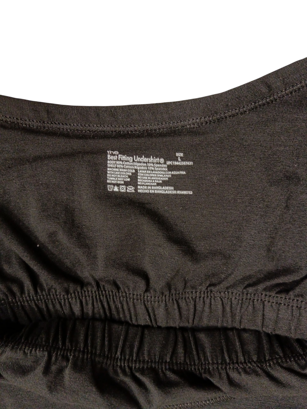 Undershirt Black