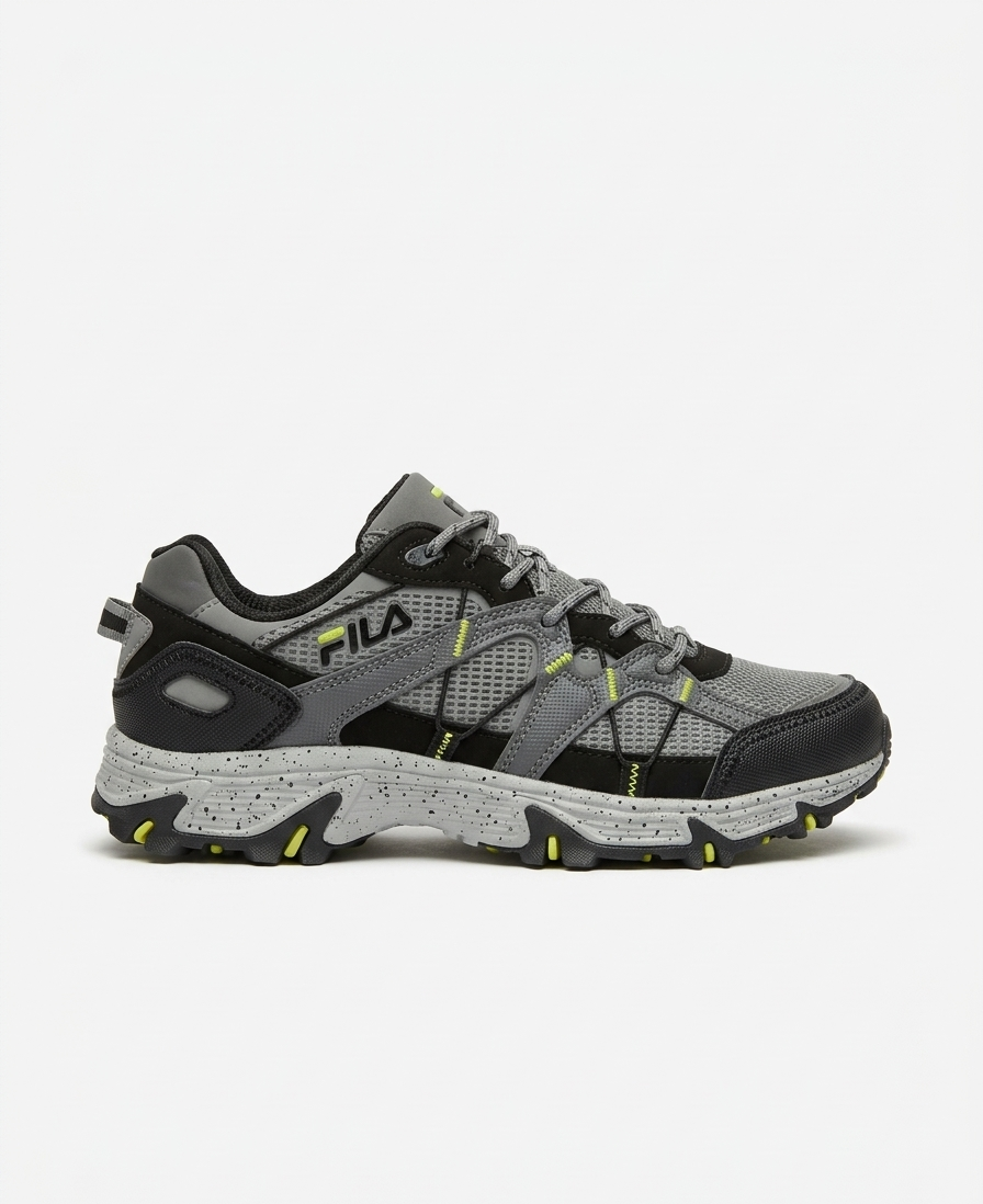 FILA Grand Tier 'Gray / Green' Men's Shoes - (1JW01783-095)
