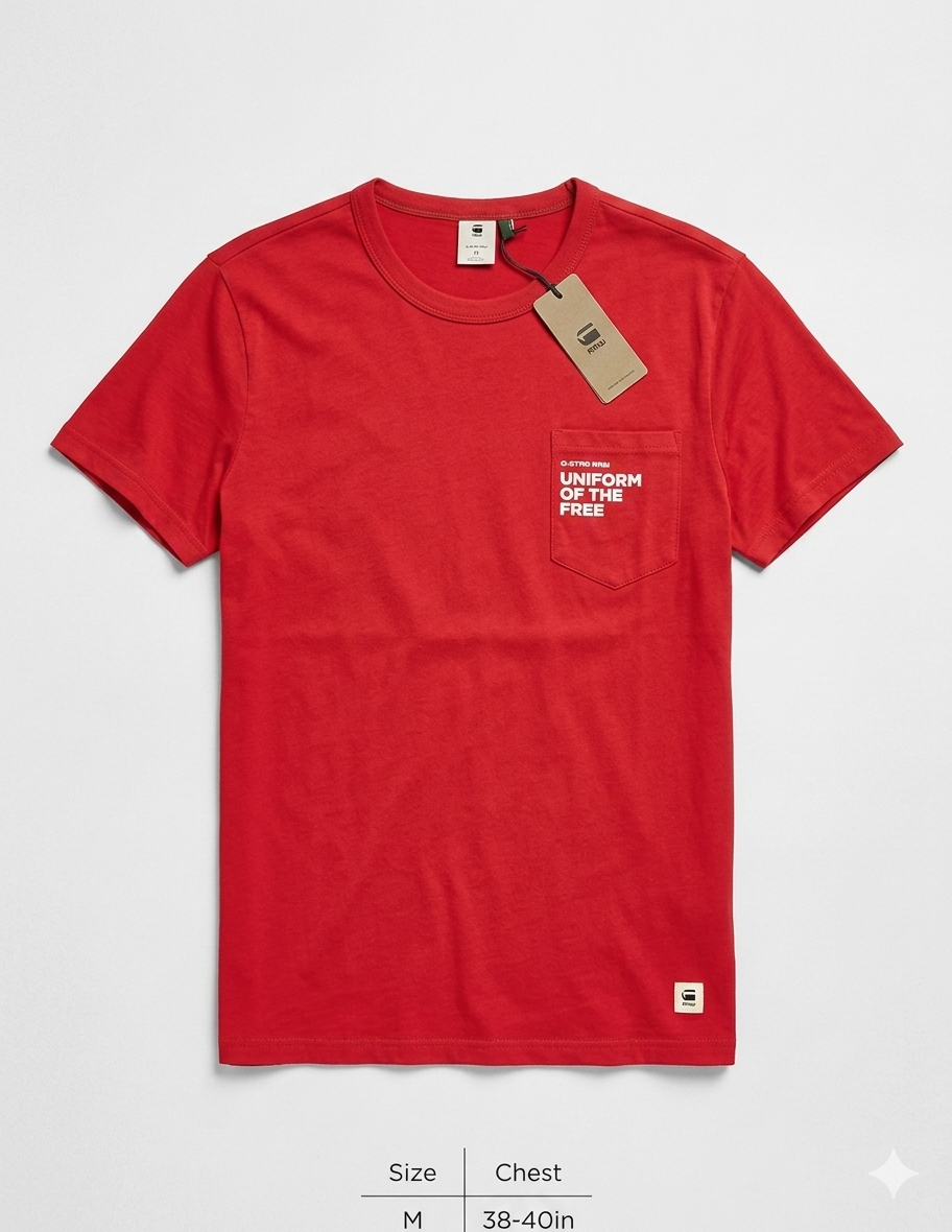 G-Star Raw graphic 23 R T - deep flame color D121953369821
