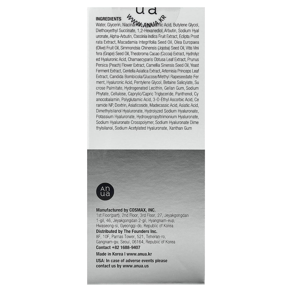 Anua Niacinamide 10% + TXA 4% Serum, 1.01 fl oz (30 ml)
