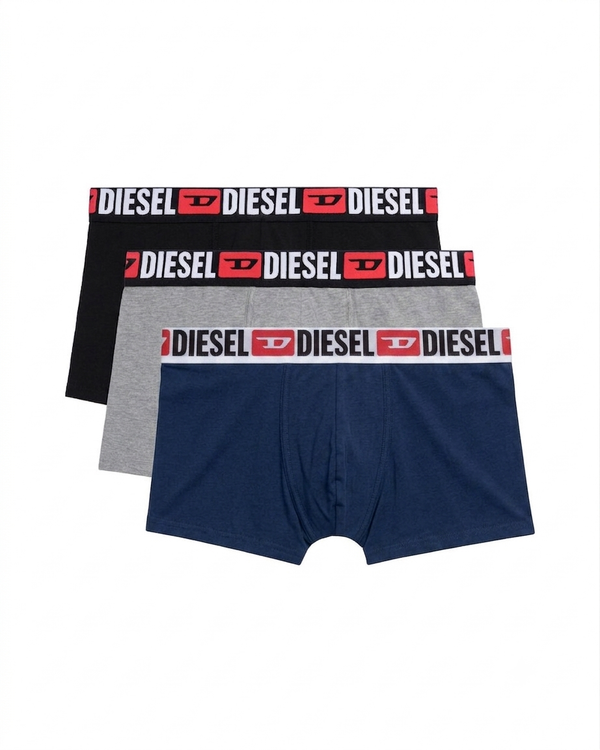 DIESEL 3 Pack Cotton Stretch Boxer Trunks