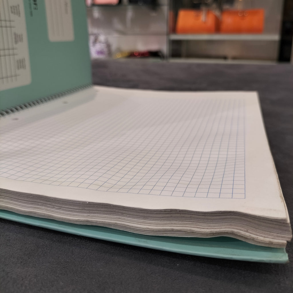 Ambar Moon Flower Sky Blue Notebook