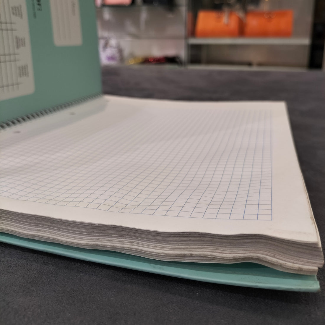 Ambar Moon Flower Sky Blue Notebook