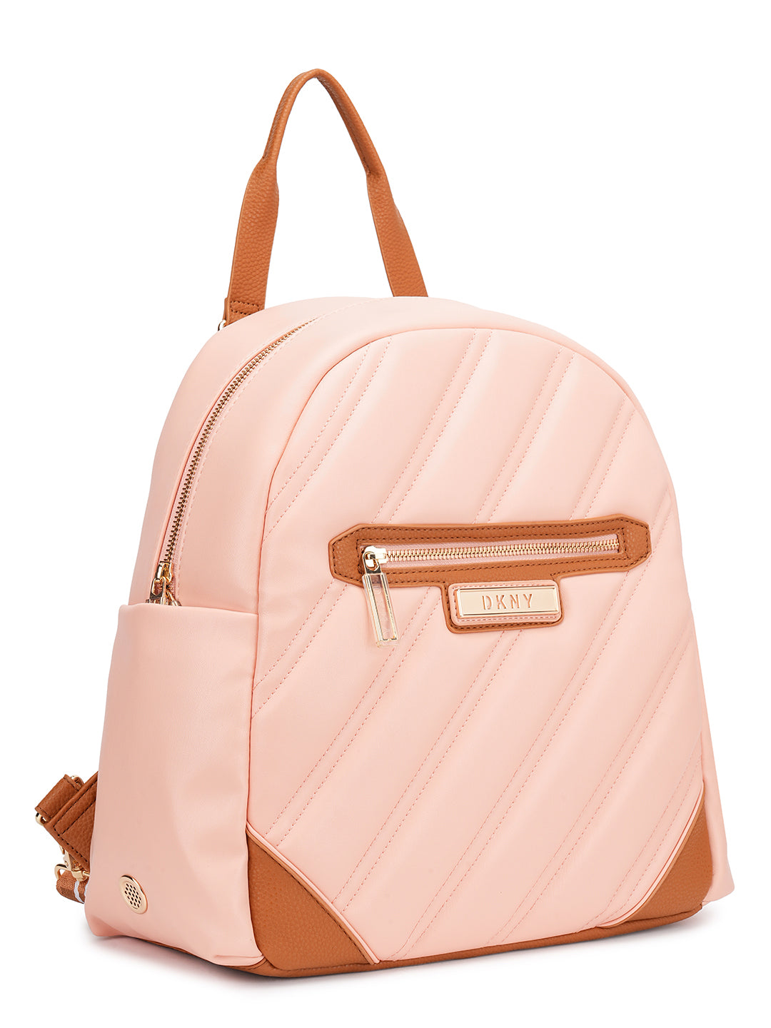 DKNY BIAS Range Peach Bloom Soft One Size Backpack