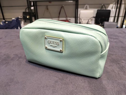Guess Bahia Accessories Mint Green Cosmetic Bag - PWBAHIP0273 - MNT