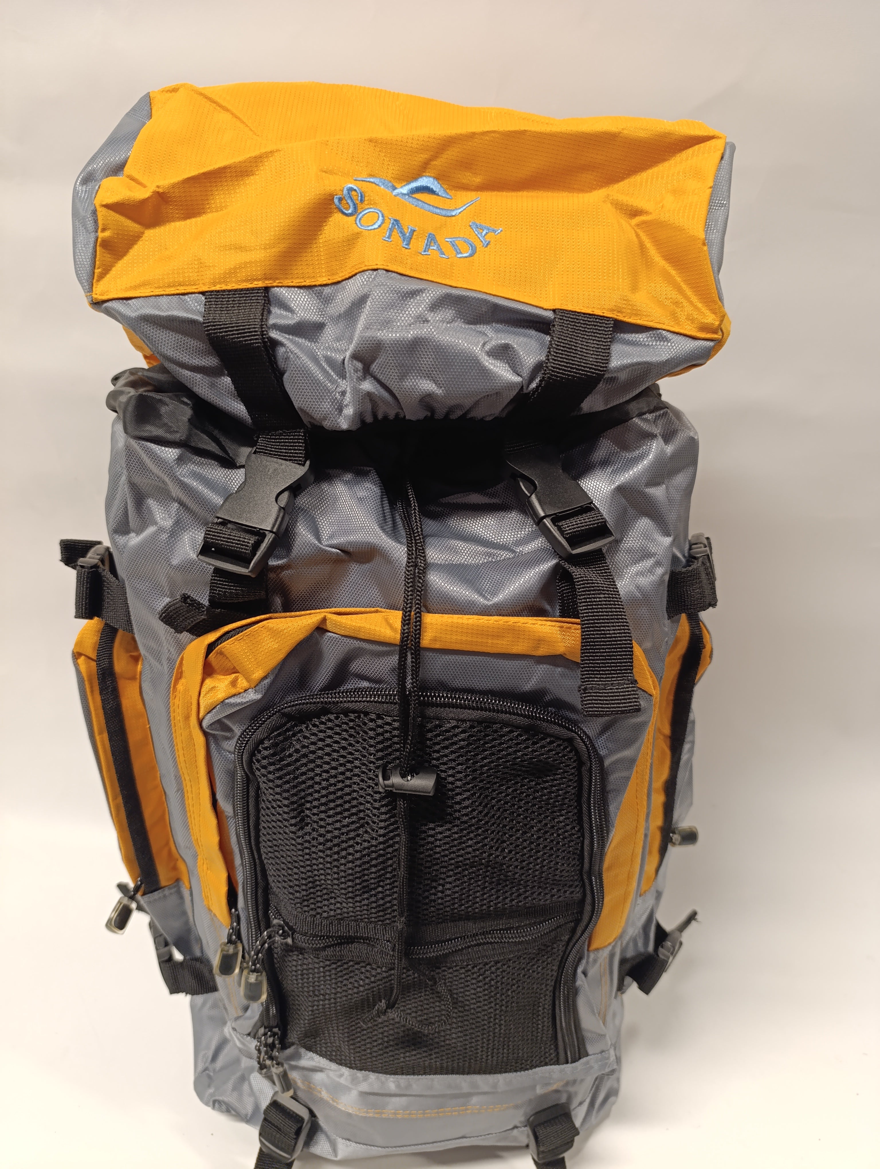 Sonada camping bag flaying with you Colour D.Gray / Yellow