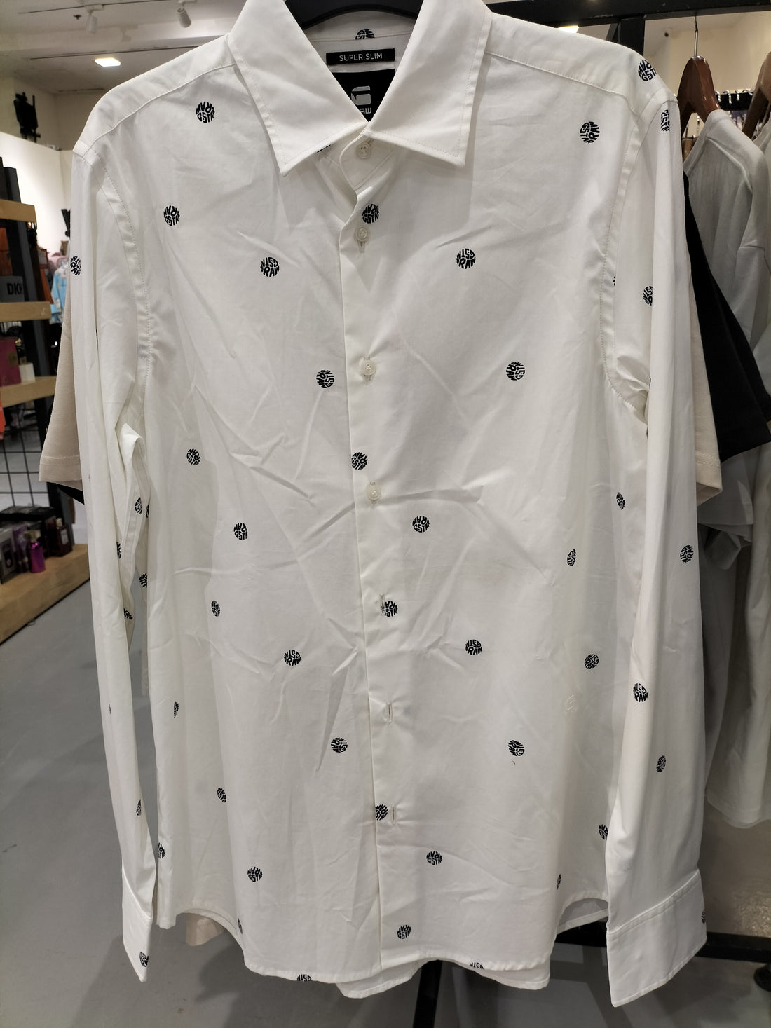 G-Star Raw Atton Str Poplin GSR Dot - Super Slim