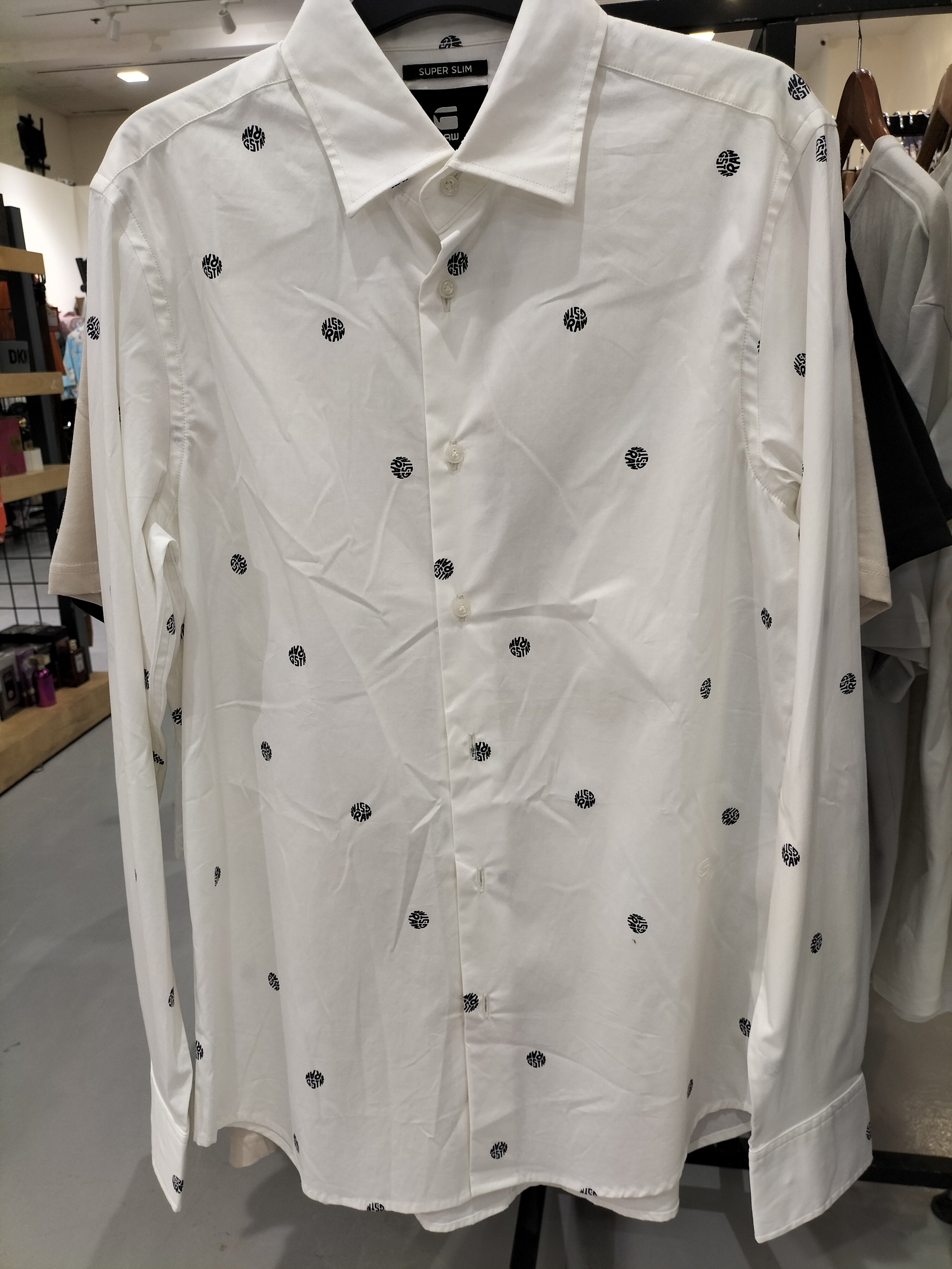 G-Star Raw Atton Str Poplin GSR Dot - Super Slim