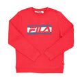 FILA قميص بأكمام طويلة وقبة دائرية للرجال Adlai 'أحمر' - (SM13B626-622)
