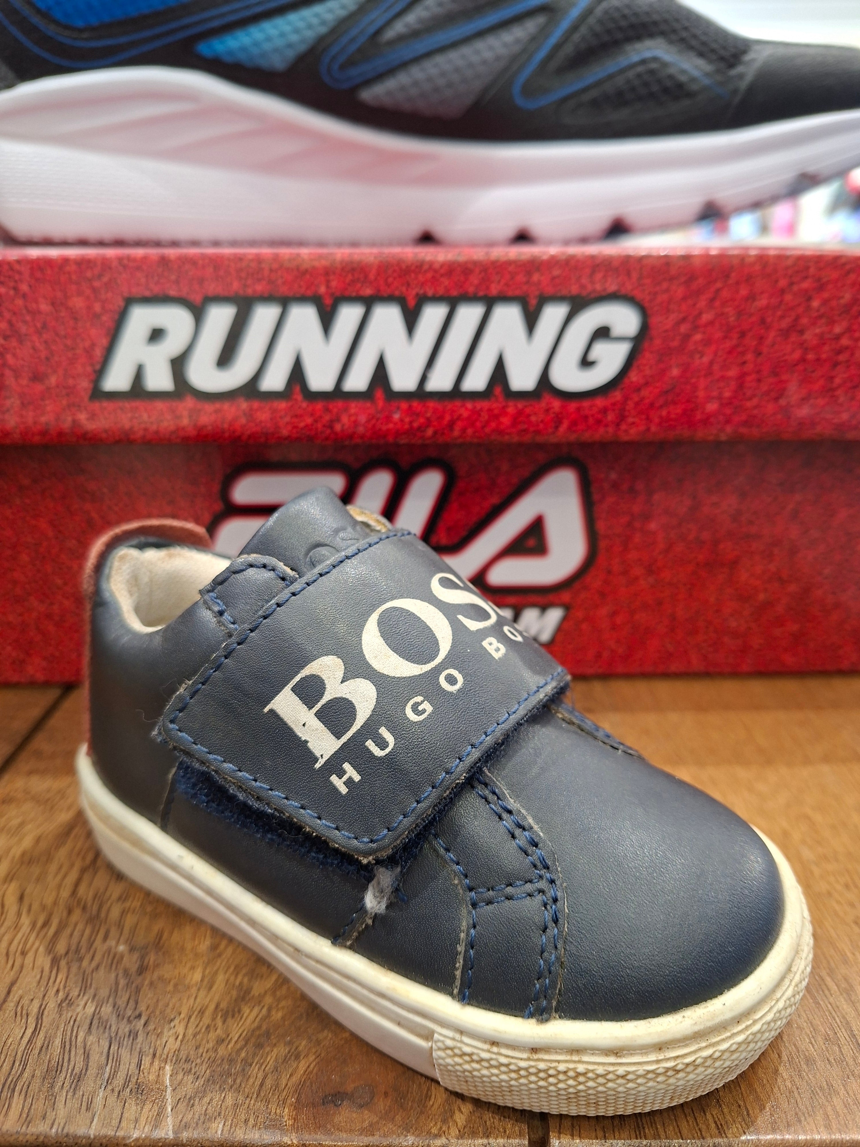 Hugo Boss  KIDS Logo sneakers | NAVY
