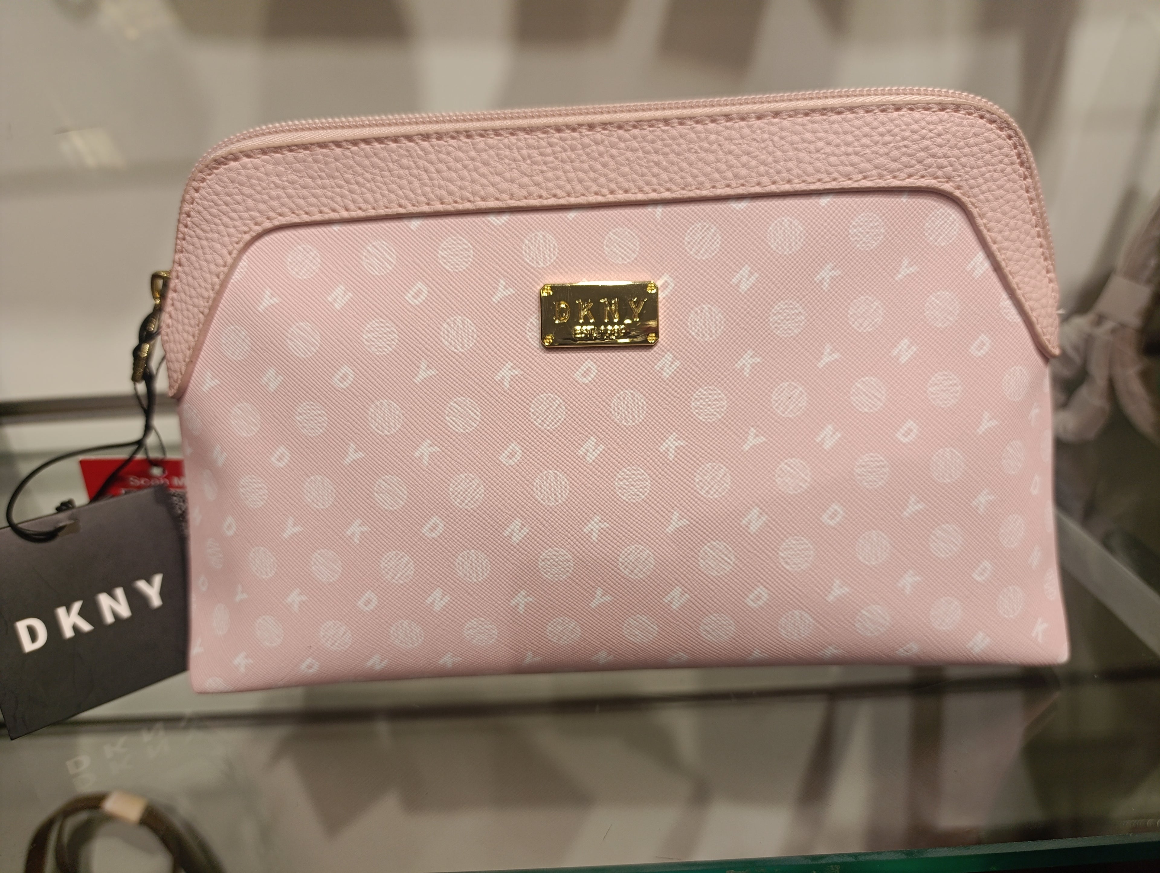 DKNY Pink Cosmetic Bag