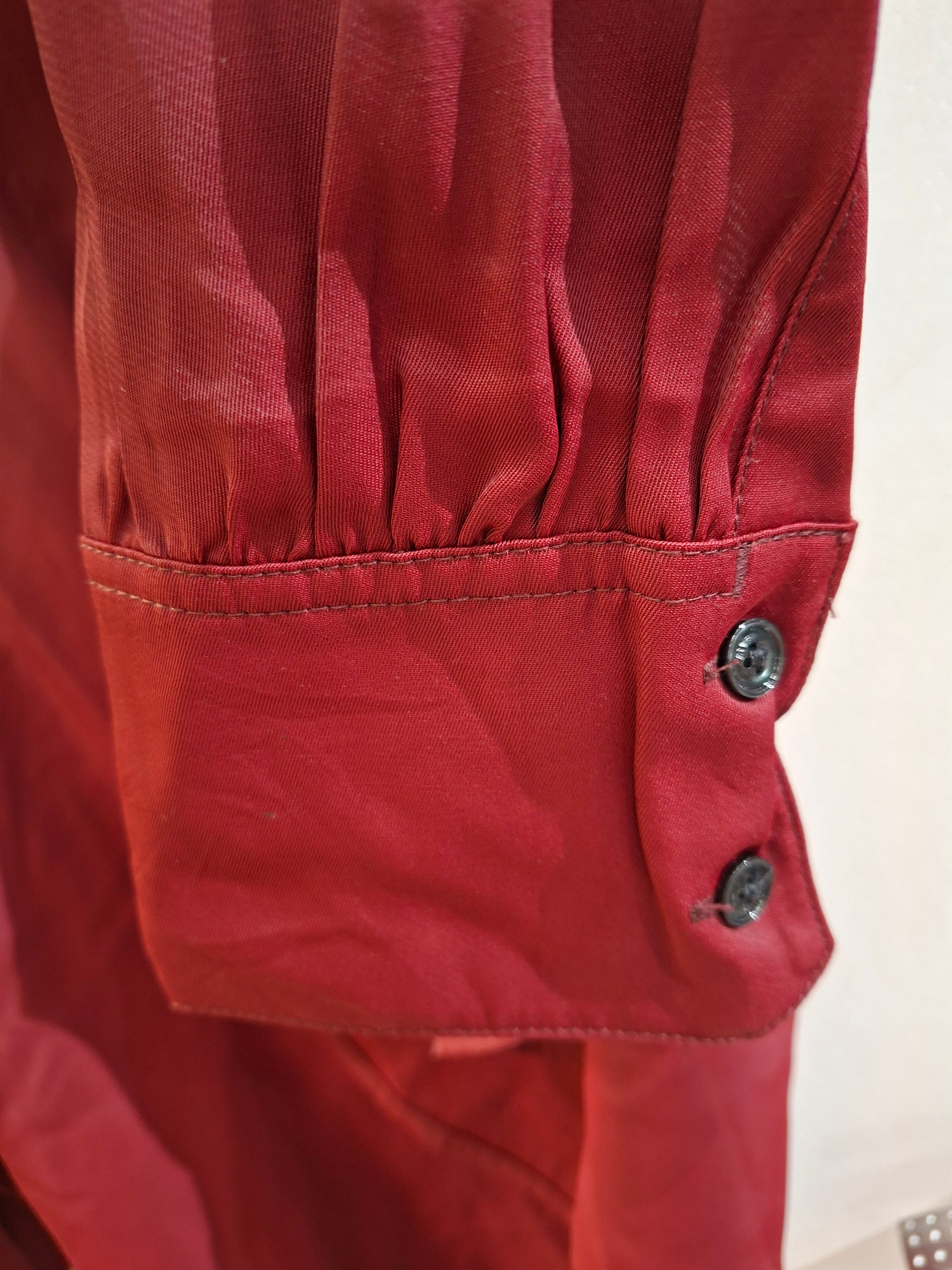 G-Star Raw Road Shirt WMN L/S SATIN Bright russet color D1179885559819