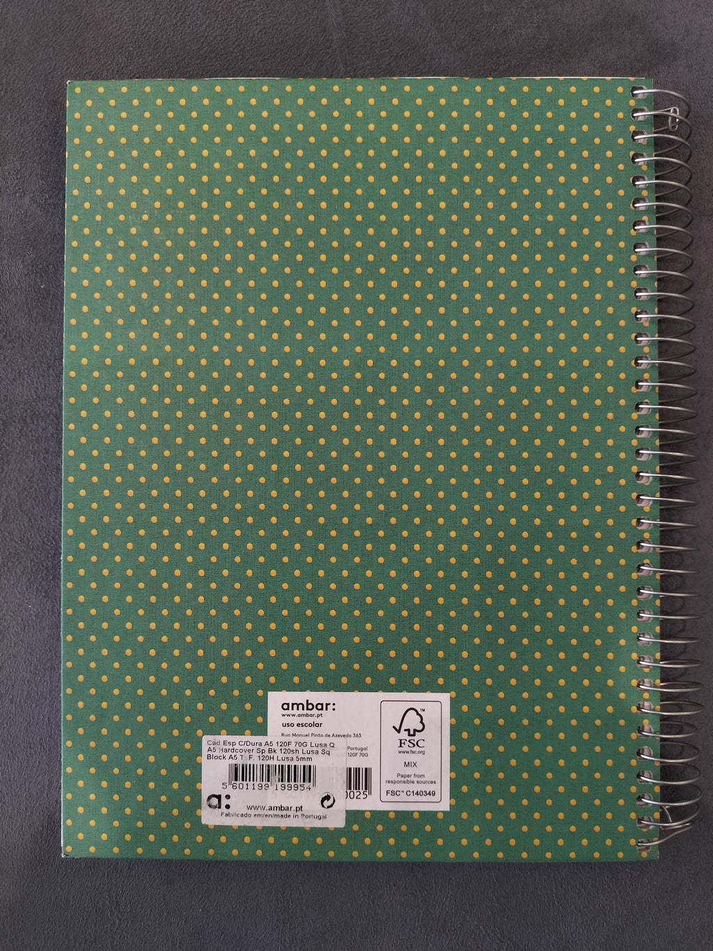 Ambar Lush Flower Green Notebook