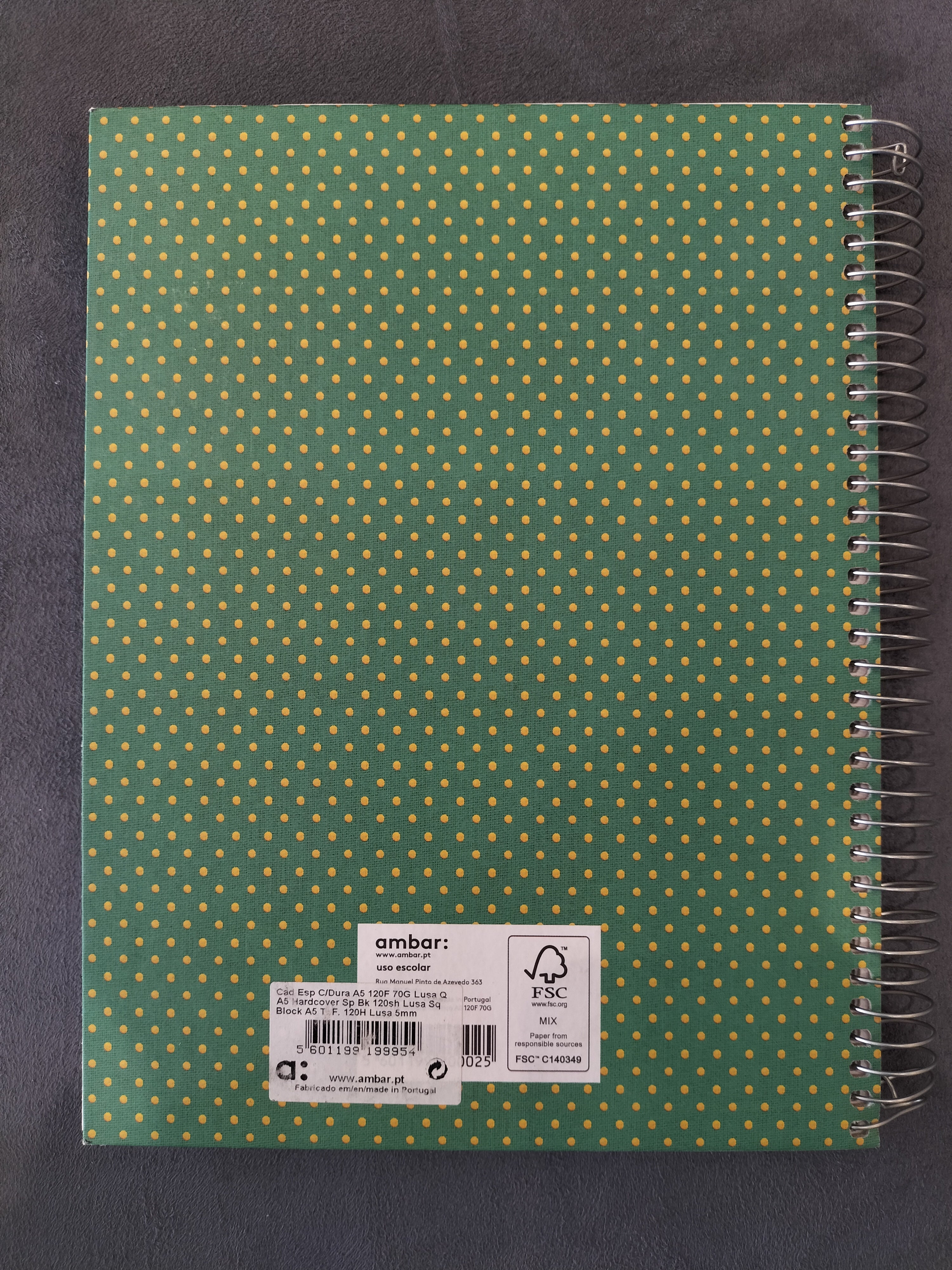 Ambar Lush Flower Green Notebook
