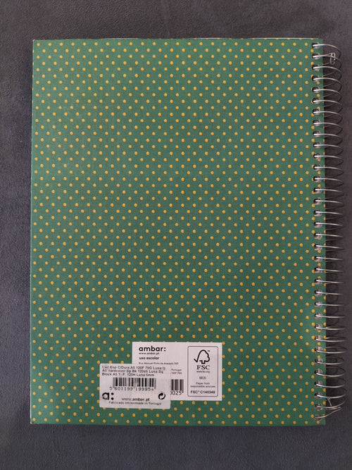 Ambar Lush Flower Green Notebook