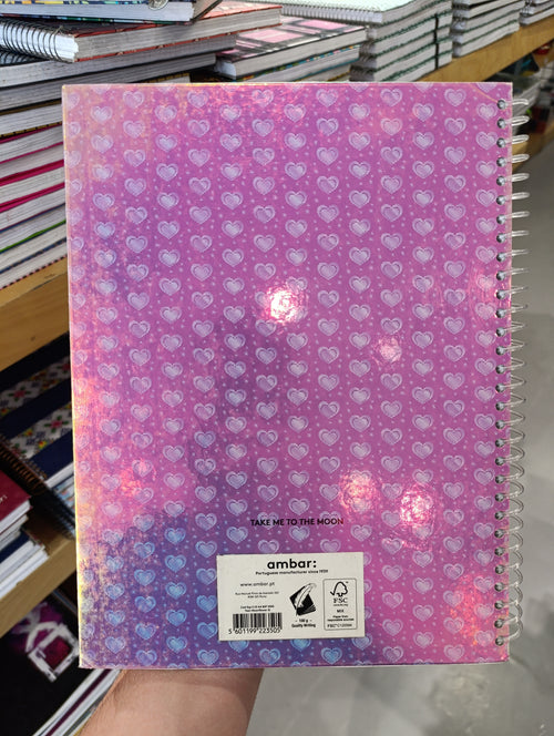 Moon Flower Silk notebook