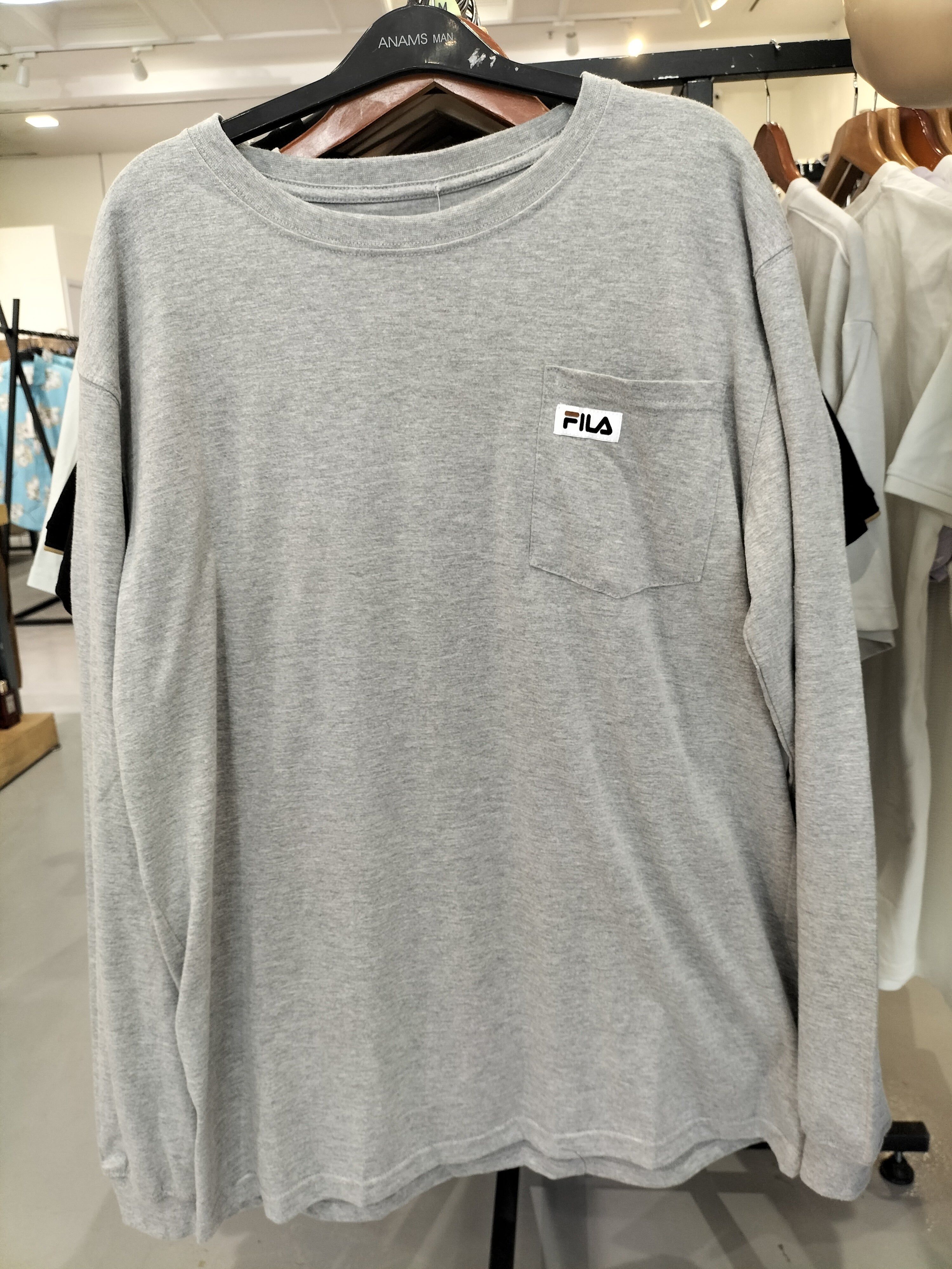 Fila Men Workwear L/S Jersey Shirt with Pocket