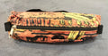 Orange Waist Pack with Black and Yellow Patterns